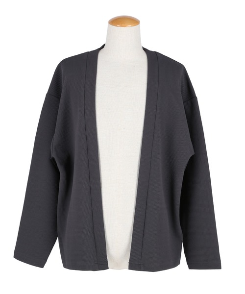 coca（coca）（コカ）の「エンボスノーカラーカーディガン（カーディガン/ボレロ・メンズ・チャコール/ブラック・XL/L/M）」の22枚目の写真