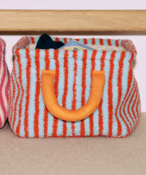 SAHIR（サヒール）の「【SAHIR サヒール】Fabric basket　L（収納グッズ・レディース・ピンク・0）」の3枚目の写真