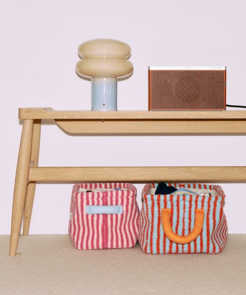 SAHIR（サヒール）の「【SAHIR サヒール】Fabric basket　L（収納グッズ・レディース・ピンク・0）」の4枚目の写真