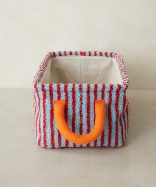 SAHIR(サヒール)の「【SAHIR サヒール】Fabric basket L(収納グッズ・レディース・ピンク/アイボリー・0)」の11枚目の写真