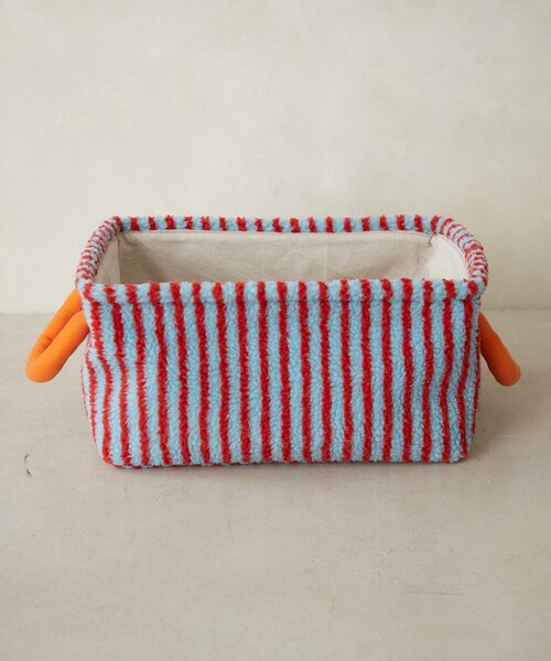 SAHIR(サヒール)の「【SAHIR サヒール】Fabric basket L(収納グッズ・レディース・ピンク/アイボリー・0)」の10枚目の写真