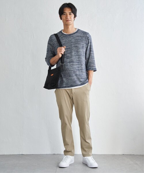 ikka(イッカ)の「【2点セット】ミックスヤーン6.5分袖インナーセット(アンサンブル・メンズ・ベージュ/ネイビー/ブラック・XL/L/M/S)」の16枚目の写真