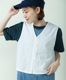 PAR ICI | お花カットワーク刺繍 ベスト(ベスト)