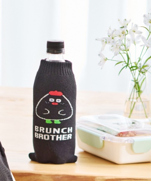 Brunch Brother（ブランチブラザー）の「ブランチブラザー  マークス ニットボトルカバー（その他雑貨・レディース・ベージュ系その他/イエロー系その他/ブラック系その他・FREE）」の2枚目の写真