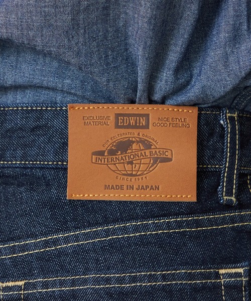 EDWIN(エドウィン)の「EDWIN エドウィン インターナショナルベーシック 406 すっきりスリム デニムパンツ ジーンズ(デニムパンツ・メンズ・インディゴブルー/ライトインディゴブルー/ブルー・28/29/30/31/32/33/34/35/36)」の10枚目の写真