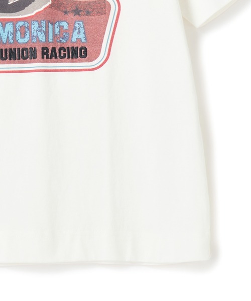 UNION STATION(ユニオンステーション)の「サンタモニカ グラフィック刺繍T〈ストレッチ・ハンドウォッシャブル〉(Tシャツ/カットソー・メンズ・ホワイト系その他/ホワイト/White・LL/L/M)」の6枚目の写真