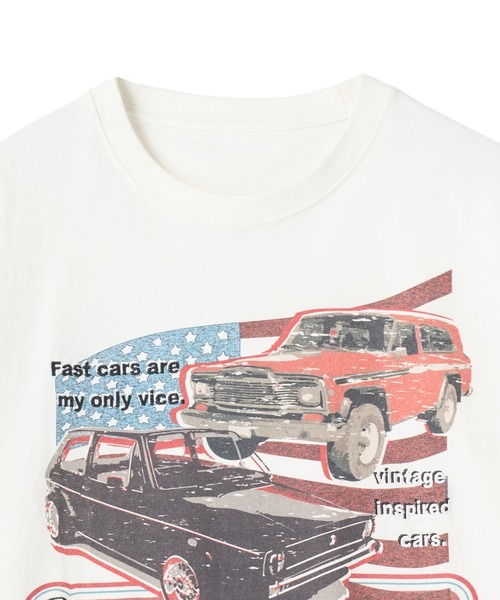 UNION STATION(ユニオンステーション)の「サンタモニカ グラフィック刺繍T〈ストレッチ・ハンドウォッシャブル〉(Tシャツ/カットソー・メンズ・ホワイト系その他/ホワイト/White・LL/L/M)」の4枚目の写真