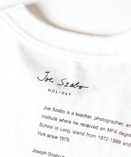 HOLIDAY（ホリデイ）の「SUPER FINE DRY CROPPED L/S T-SHIRT (Joe Szabo) スーパーファインドライクロップドロングスリーブTシャツ (ジョセフスザボ)（Tシャツ/カットソー・レディース・ホワイト・XL）」の5枚目の写真