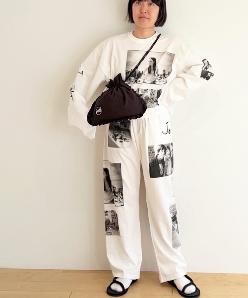 HOLIDAY（ホリデイ）の「SUPER FINE DRY CROPPED L/S T-SHIRT (Joe Szabo) スーパーファインドライクロップドロングスリーブTシャツ (ジョセフスザボ)（Tシャツ/カットソー・レディース・ホワイト・XL）」の13枚目の写真