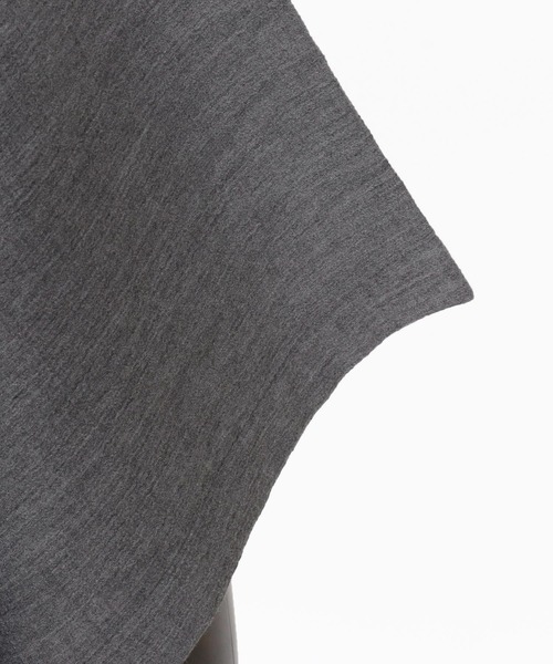 CAMBIO(カンビオ)の「mhs2553-Crepe Skipper Shirts スキッパーシャツ(CAM26SS-026)(シャツ/ブラウス・メンズ・ブラック/ホワイト/チャコール・L/M/S)」の9枚目の写真