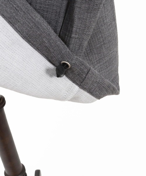 CAMBIO(カンビオ)の「mhs2553-Crepe Skipper Shirts スキッパーシャツ(CAM26SS-026)(シャツ/ブラウス・メンズ・ブラック/ホワイト/チャコール・L/M/S)」の11枚目の写真