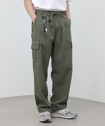 MODERMENT（モダーメント）の「[コットンver] セミワイドストリングカーゴパンツ [カーキ]（その他パンツ）」