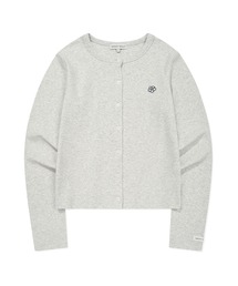 Wacky WiLLy（ワッキーウィリー）の「[GISELLEジゼル着用] WOMEN'S BASIC COTTON ROUND NECK CARDIGAN（カーディガン/ボレロ）」