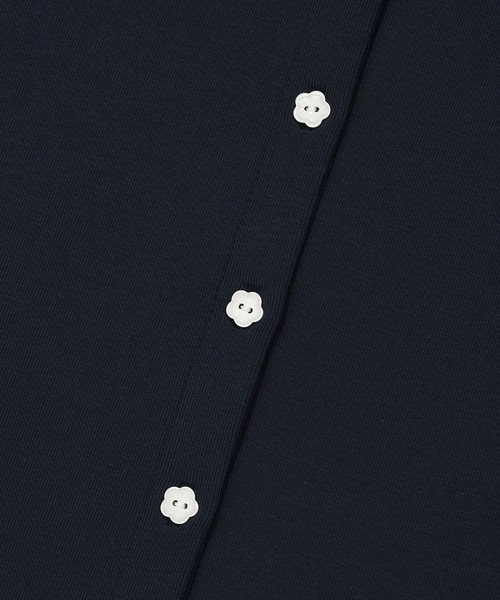 Wacky WiLLy（ワッキーウィリー）の「[GISELLEジゼル着用] WOMEN'S BASIC COTTON ROUND NECK CARDIGAN（カーディガン/ボレロ・レディース・ホワイト/ライトグレー/ネイビー/その他・SMALL/MEDIUM）」の21枚目の写真