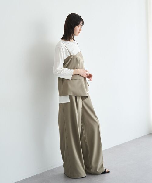 YECCA VECCA(イェッカヴェッカ)の「ラウンドヘム7分袖ロゴTee(Tシャツ/カットソー・レディース・シルバー/オフホワイト・FREE)」の21枚目の写真