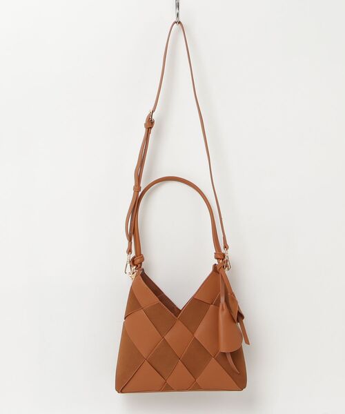 ONE DAY KMC (ワンデイケーエムシー)の「HERB/Intrecciato 2Way Bag/イントレチャートツーウェイバッグ(HB2619000A)(トートバッグ・レディース・ブラック/ダークブラウン/モカ/オリーブ・FREE)」の8枚目の写真