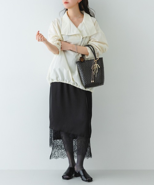 RODE SKO（ロデスコ）の「『縦型』クリップチャームタテナガメルカドバッグ（トートバッグ・レディース・グレー/ピンク/ブラウン系その他・ONE）」の10枚目の写真