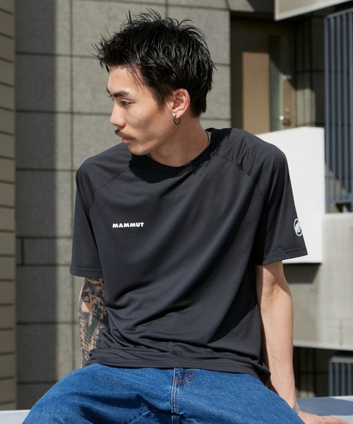 Mammut(マムート)の「MAMMUT/マムート Ducan FL T-shirt AF Men 半袖Tシャツ スポーツ ランニング ウォーキング 2026年 夏 夏服(Tシャツ/カットソー・メンズ・ブラック・M/L/XL)」の4枚目の写真
