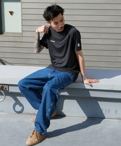 Mammut(マムート)の「MAMMUT/マムート Ducan FL T-shirt AF Men 半袖Tシャツ スポーツ ランニング ウォーキング 2026年 夏 夏服(Tシャツ/カットソー・メンズ・ブラック・M/L/XL)」の6枚目の写真