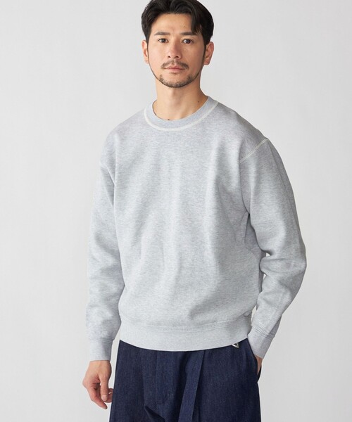 SHIPS(シップス)の「SHIPS: 〈手洗い可能〉ヒートボンディング ニット スウェット(ニット/セーター・メンズ・ブラウン/ネイビー/グレー/ケリーグリーン・SMALL/X-LARGE/LARGE/MEDIUM)」の17枚目の写真