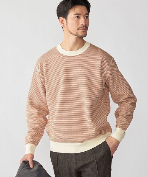 SHIPS(シップス)の「SHIPS: 〈手洗い可能〉ヒートボンディング ニット スウェット(ニット/セーター・メンズ・ブラウン/ネイビー/グレー/ケリーグリーン・SMALL/X-LARGE/LARGE/MEDIUM)」の18枚目の写真