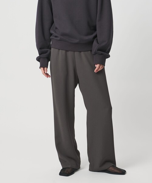 MARW UNITED ARROWS(マルゥ ユナイテッドアローズ)の「<MARW UNITED ARROWS>ハイウエスト パンツ(スラックス・レディース・ブラック/ダークグレー・36/38)」の1枚目の写真