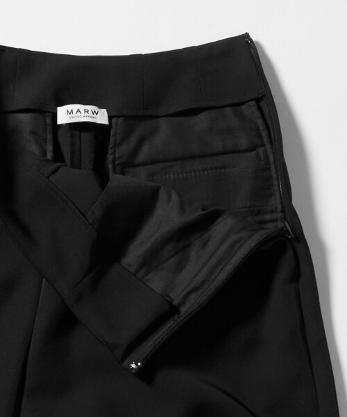 MARW UNITED ARROWS(マルゥ ユナイテッドアローズ)の「<MARW UNITED ARROWS>ハイウエスト パンツ(スラックス・レディース・ブラック/ダークグレー・36/38)」の14枚目の写真
