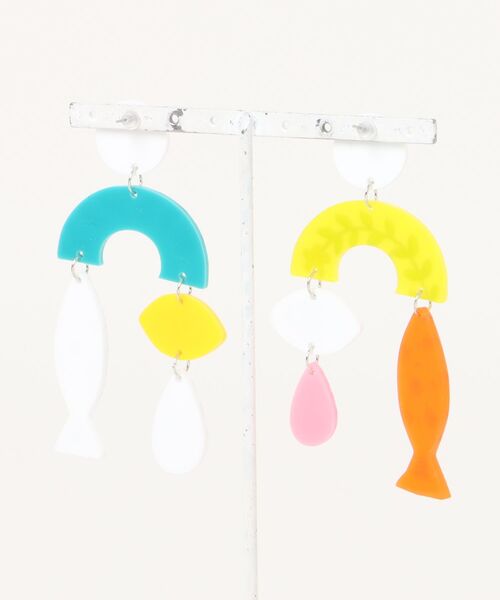Burner(バーナー)の「【Sonu jewelry(ソヌジュエリー)】ピアス son-ring-12-6【RBTS】(ピアス(両耳用)・レディース・イエロー系その他・FREE)」の2枚目の写真
