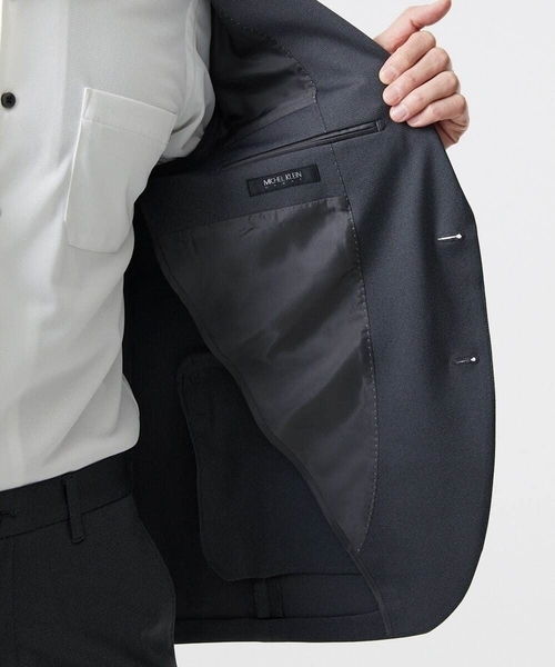 MICHEL KLEIN HOMME (ミッシェルクランオム)の「【セットアップ】ストレッチテーラードジャケット(Tシャツ/カットソー・メンズ・グレー/ネイビー・MEDIUM/LARGE/X-LARGE)」の19枚目の写真