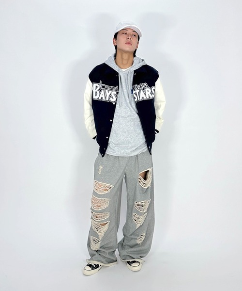 セール】BAYSTARS VARSITY JACKET/【野球観戦コーデ】横浜DeNA