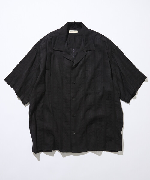 FREAK'S STORE(フリークスストア)の「限定展開 リラックスフィット 総柄 ジャガード オープンカラーシャツ(シャツ/ブラウス・メンズ・ブラウン/ネイビー/チャコールグレー/ブラック・SMALL/MEDIUM/LARGE)」の11枚目の写真