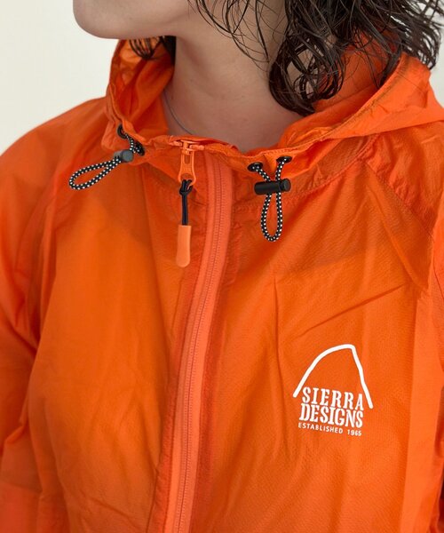 SIERRA DESIGNS（シェラデザイン）の「パッカブルナイロンジャケット（ブルゾン・メンズ・オレンジ/ブラック・FREE）」の11枚目の写真