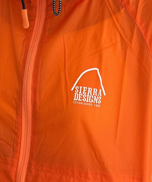 SIERRA DESIGNS（シェラデザイン）の「パッカブルナイロンジャケット（ブルゾン・メンズ・オレンジ/ブラック・FREE）」の12枚目の写真