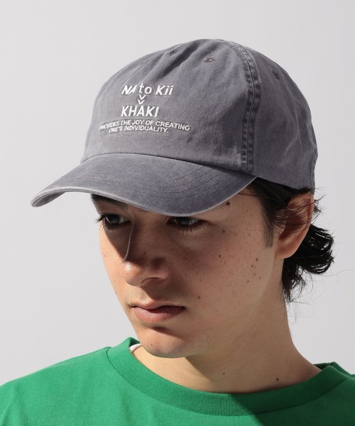 niko and...（ニコアンド）の「【NATOKii(ネイトゥーキー)】ロゴキャップ（キャップ・メンズ・カーキ/オリーブ/チャコール・FREE）」の2枚目の写真