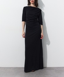 HANNE（アン）の「ドレープデザインワンピース（ワンピース）」