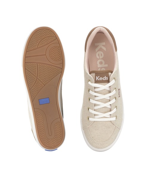 Keds(ケッズ)の「Keds ケッズ センター スリー アンダイド キャンバス ナチュラルホワイト(スニーカー・レディース・オフホワイト・22.5cm/25.0cm/23.0cm/23.5cm/24.0cm/24.5cm)」の5枚目の写真