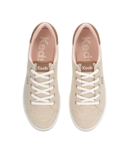 Keds(ケッズ)の「Keds ケッズ センター スリー アンダイド キャンバス ナチュラルホワイト(スニーカー・レディース・オフホワイト・22.5cm/25.0cm/23.0cm/23.5cm/24.0cm/24.5cm)」の3枚目の写真