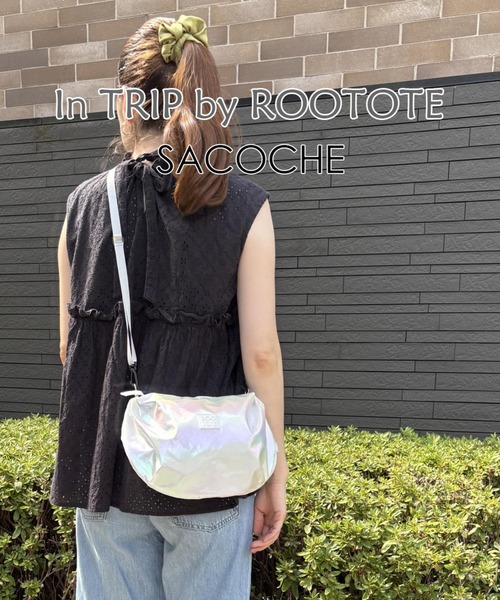 ROOTOTE(ルートート)の「ルートート / LT.サコッシュ.ルミエ-B(ショルダーバッグ・レディース・ピンク/ネイビー/ベージュ/ブラック/アイボリー・FREE)」の9枚目の写真