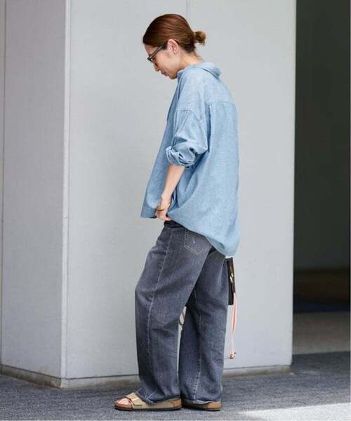 FRAMeWORK(フレームワーク)の「≪追加≫ダンガリーシャツ 2(シャツ/ブラウス・レディース・サックスブルー/エメラルドブルー・FREE)」の18枚目の写真