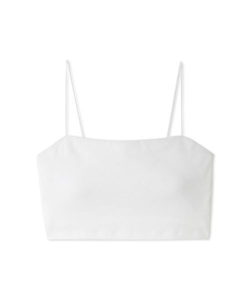 SNIDEL(スナイデル)の「カップインナーキャミ(キャミソール・レディース・ブラック/ブラウン/ホワイト・F)」の1枚目の写真