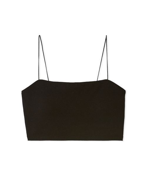 SNIDEL(スナイデル)の「カップインナーキャミ(キャミソール・レディース・ブラック/ブラウン/ホワイト・F)」の5枚目の写真