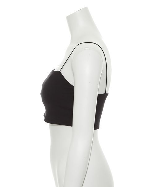 SNIDEL(スナイデル)の「カップインナーキャミ(キャミソール・レディース・ブラック/ブラウン/ホワイト・F)」の9枚目の写真