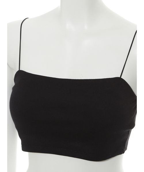 SNIDEL(スナイデル)の「カップインナーキャミ(キャミソール・レディース・ブラック/ブラウン/ホワイト・F)」の8枚目の写真