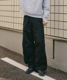 パラシュートカーゴオーバーストリングパンツ[ブラック]