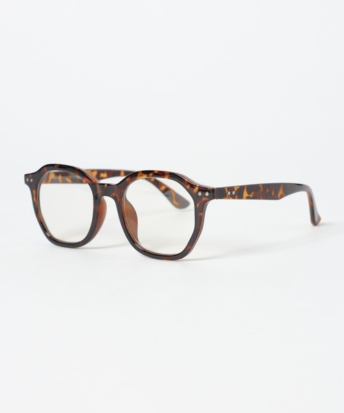 BARNYARDSTORM（バンヤードストーム）の「BARNYARDSTORM / 調光ウェリントングラス（メガネ・レディース・ブラウン・FREE）」の6枚目の写真