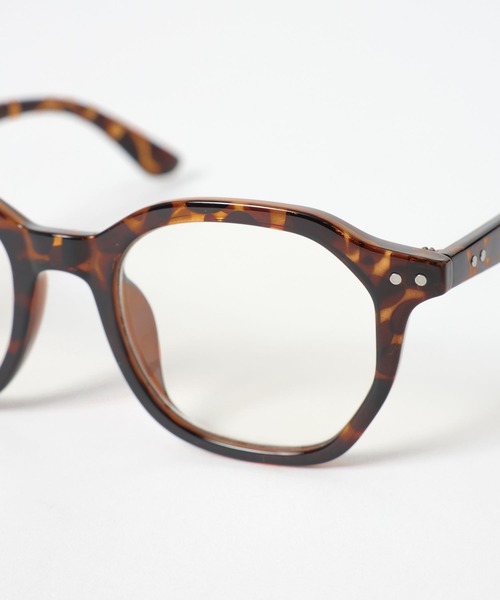 BARNYARDSTORM（バンヤードストーム）の「BARNYARDSTORM / 調光ウェリントングラス（メガネ・レディース・ブラウン・FREE）」の14枚目の写真