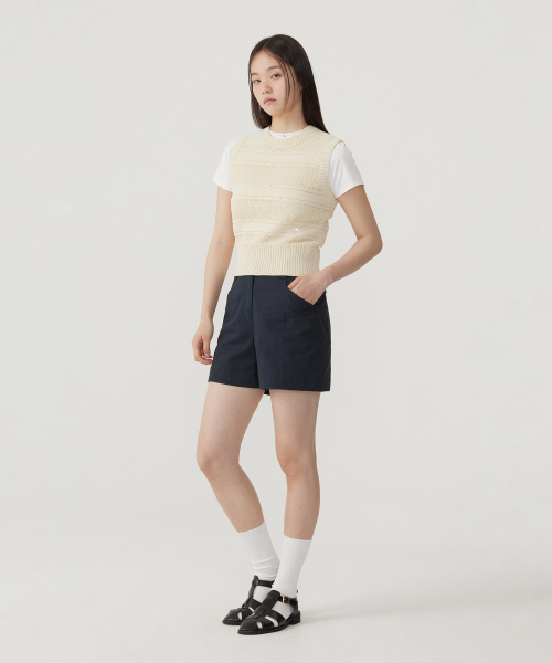COVERNAT WOMAN（カバーナットウーマン）の「ウィメンズスカシニットベストバター（ベスト・レディース・その他・WM/WS）」の5枚目の写真