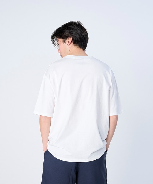 FLASH PACKER(フラッシュパッカー)の「FLASH PACKER フラッシュパッカー/ DrySilkyCotton ハート刺繍 ボックスシルエット半袖Tシャツ // XT-HRT(Tシャツ/カットソー・メンズ・ブラック/ベージュ/ホワイト・LARGE/MEDIUM/SMALL/X-LARGE)」の5枚目の写真