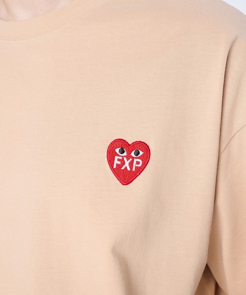 FLASH PACKER(フラッシュパッカー)の「FLASH PACKER フラッシュパッカー/ DrySilkyCotton ハート刺繍 ボックスシルエット半袖Tシャツ // XT-HRT(Tシャツ/カットソー・メンズ・ブラック/ベージュ/ホワイト・LARGE/MEDIUM/SMALL/X-LARGE)」の8枚目の写真