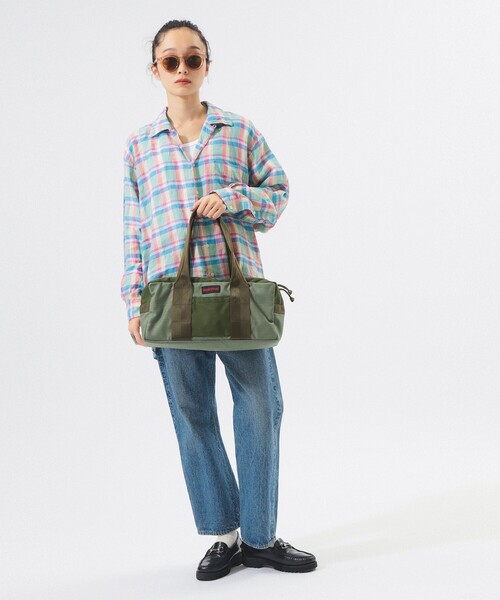 BRIEFING（ブリーフィング）の「【別注】BRIEFING / トラベル バッグ "OLIVE"（トートバッグ・レディース・オリーブ・ONE SIZE）」の2枚目の写真